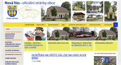 Desktop Screenshot of obec-novaves.cz